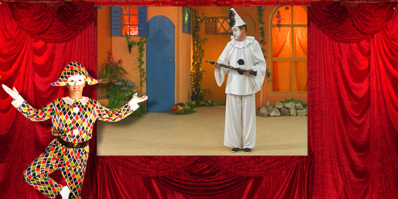 Arlequin et la clarinette de Pierrot