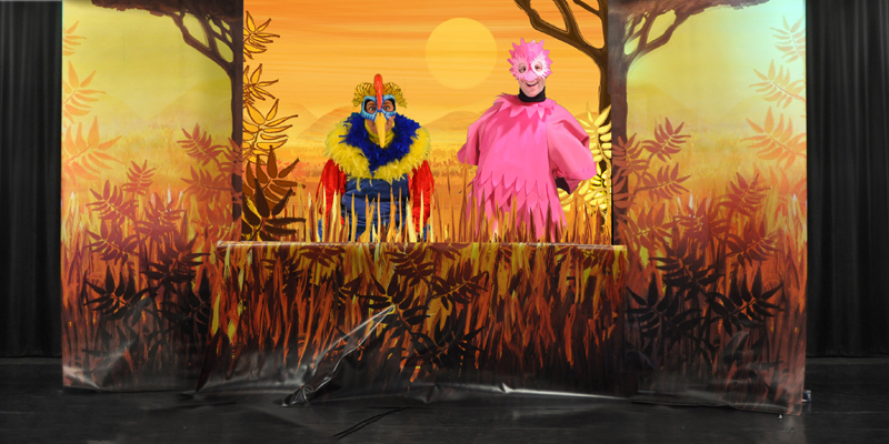 Bazar dans la savane