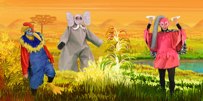 Bazar dans la savane